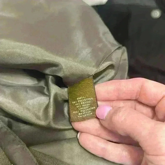 Merona Sz 14 Brown pin-striped lined single breasted blazer Item# 2S - Picture 6 of 7